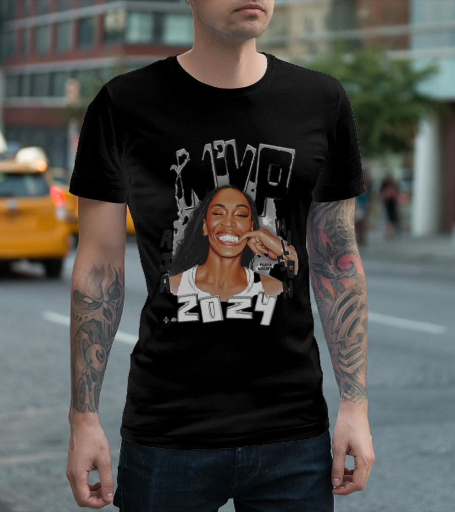 A’ja Wilson Playa Society 2024 MVP T-Shirt