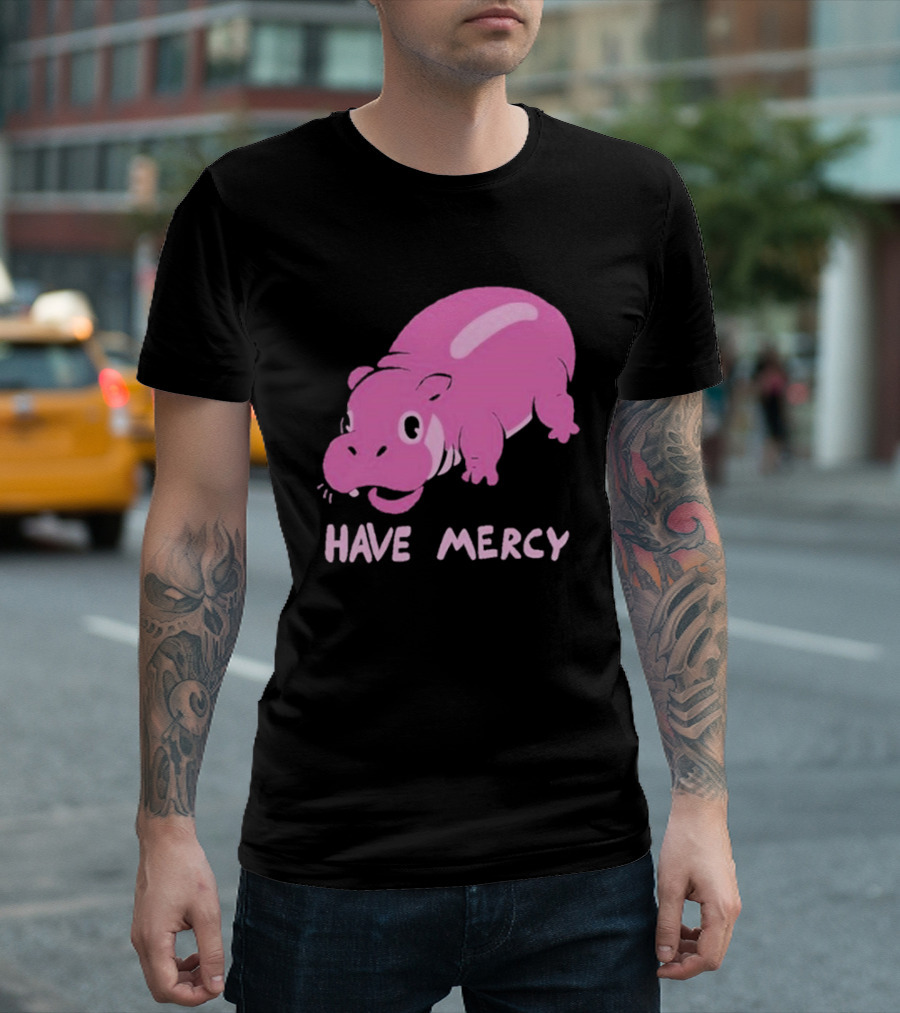 Have Mercy Pink Hippo T-Shirt