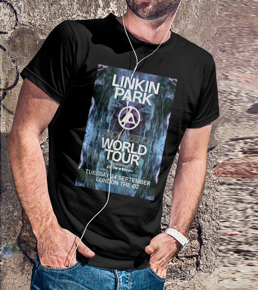 LINKIN PARK FROM ZERO WORLD TOUR WITH SPECIAL GUEST GRANDSON TUESDAY 24 SEPTEMBER LONDON THE O2 T-Shirt