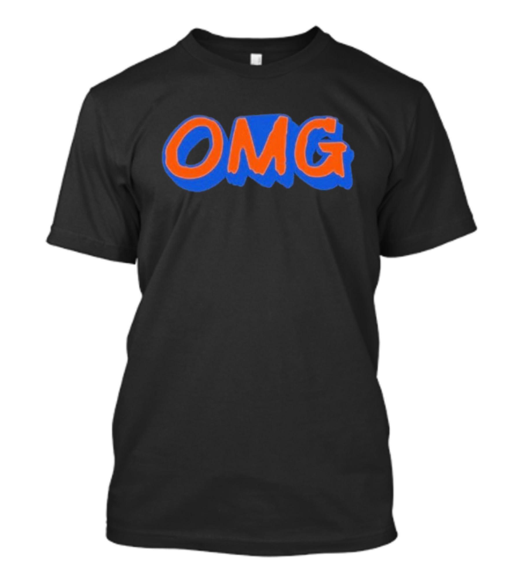 NY Mets Jose Iglesias OMG In Orange And Blue T-Shirt