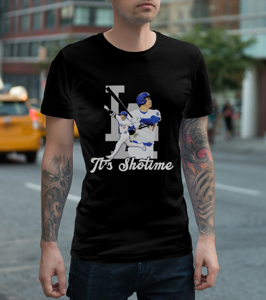 Los Angeles Dodgers Shohei Ohtani It’s Shotime T-Shirt