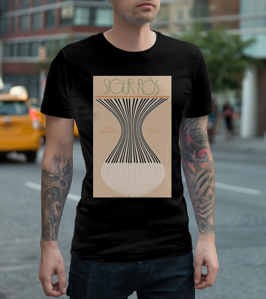 Sigur Rós Wordless Music Orchestra The Met Philadelphia PA 9.23.24 Concert T-Shirt