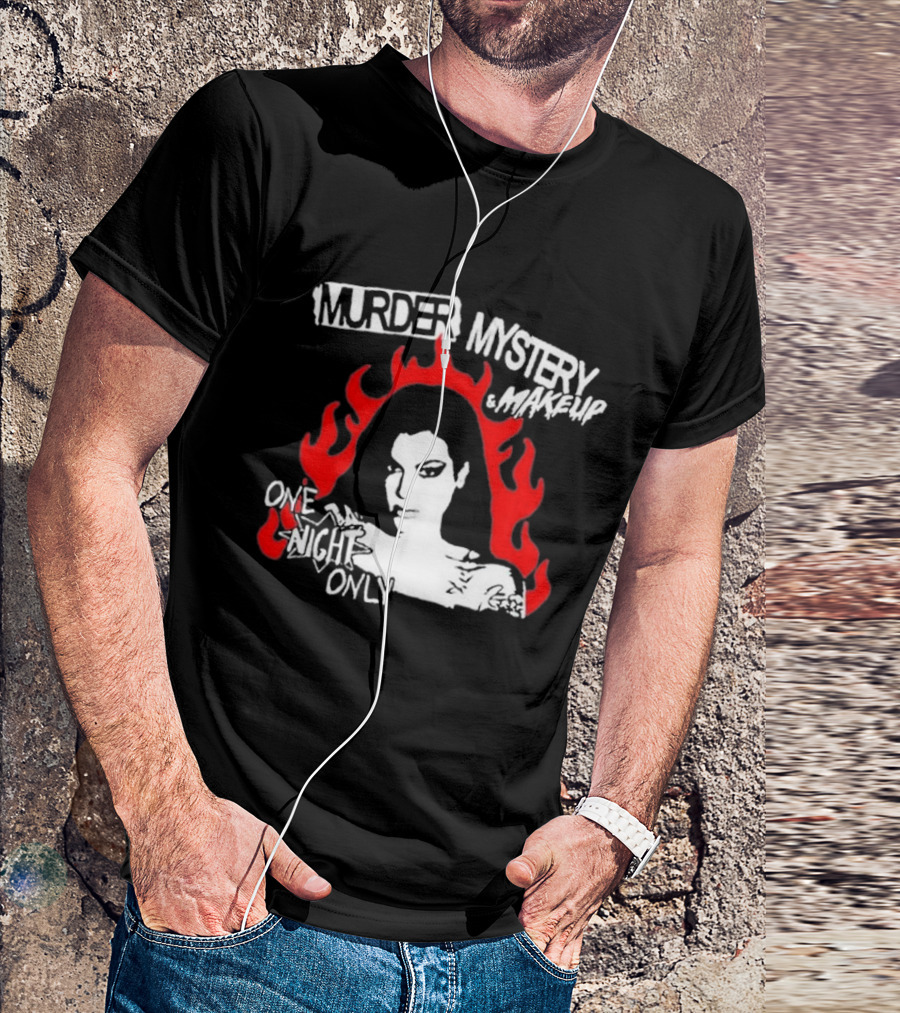 Murder Mystery And Makeup One Night Only Bailey Sarian Flames T-Shirt