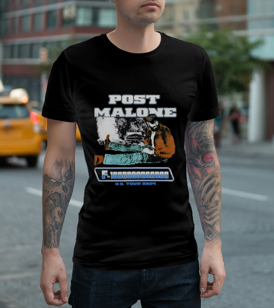 Post Malone F.1000000000000 U.S. Tour T-Shirt
