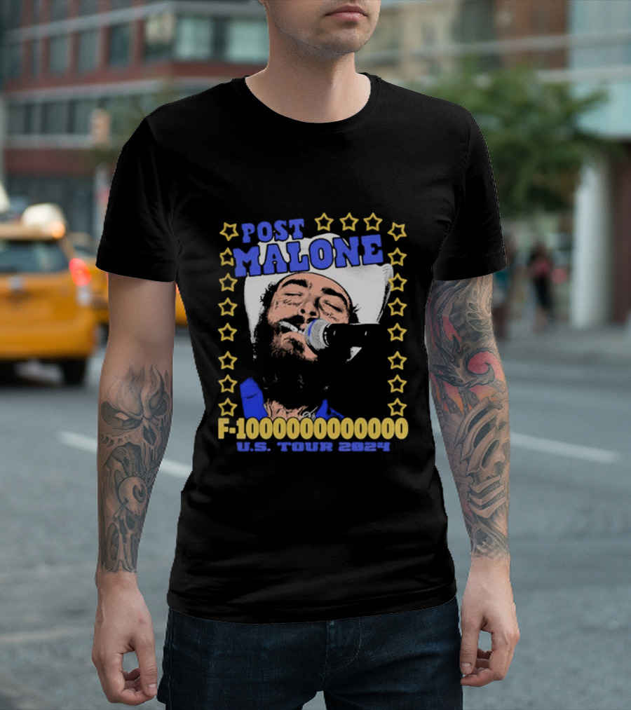 Post Malone F-1000000000000 U.S. Tour T-Shirt