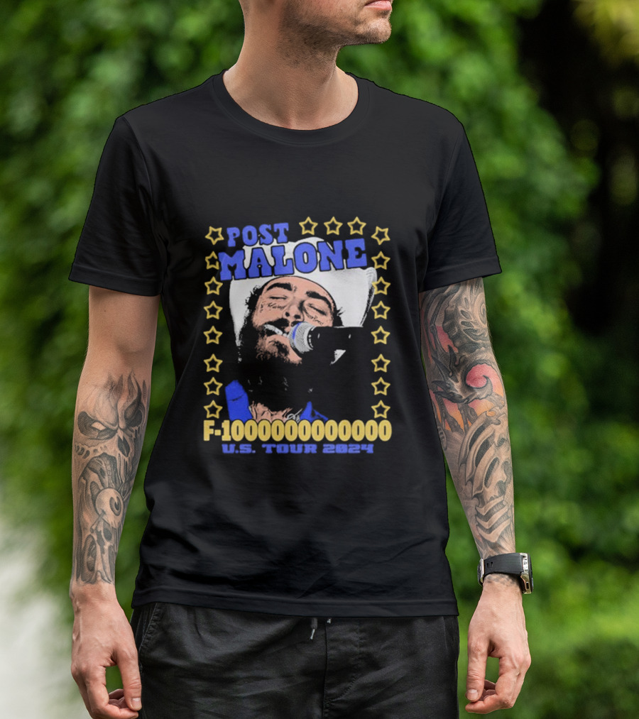 Post Malone F-1000000000000 U.S. Tour T-Shirt