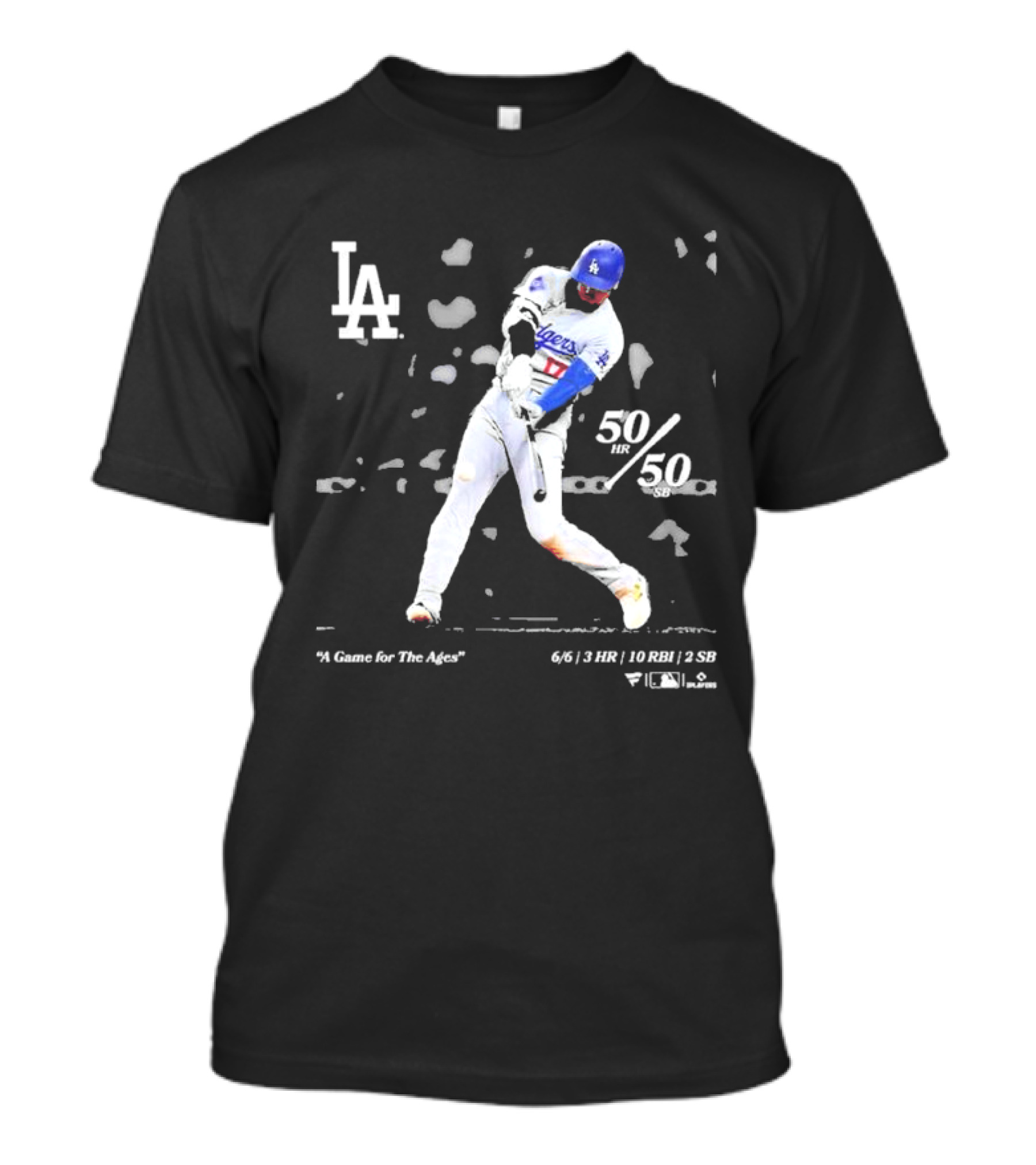 LA Dodgers 50 HR 50 SB A Game For The Ages Shohei Ohtani T-Shirt