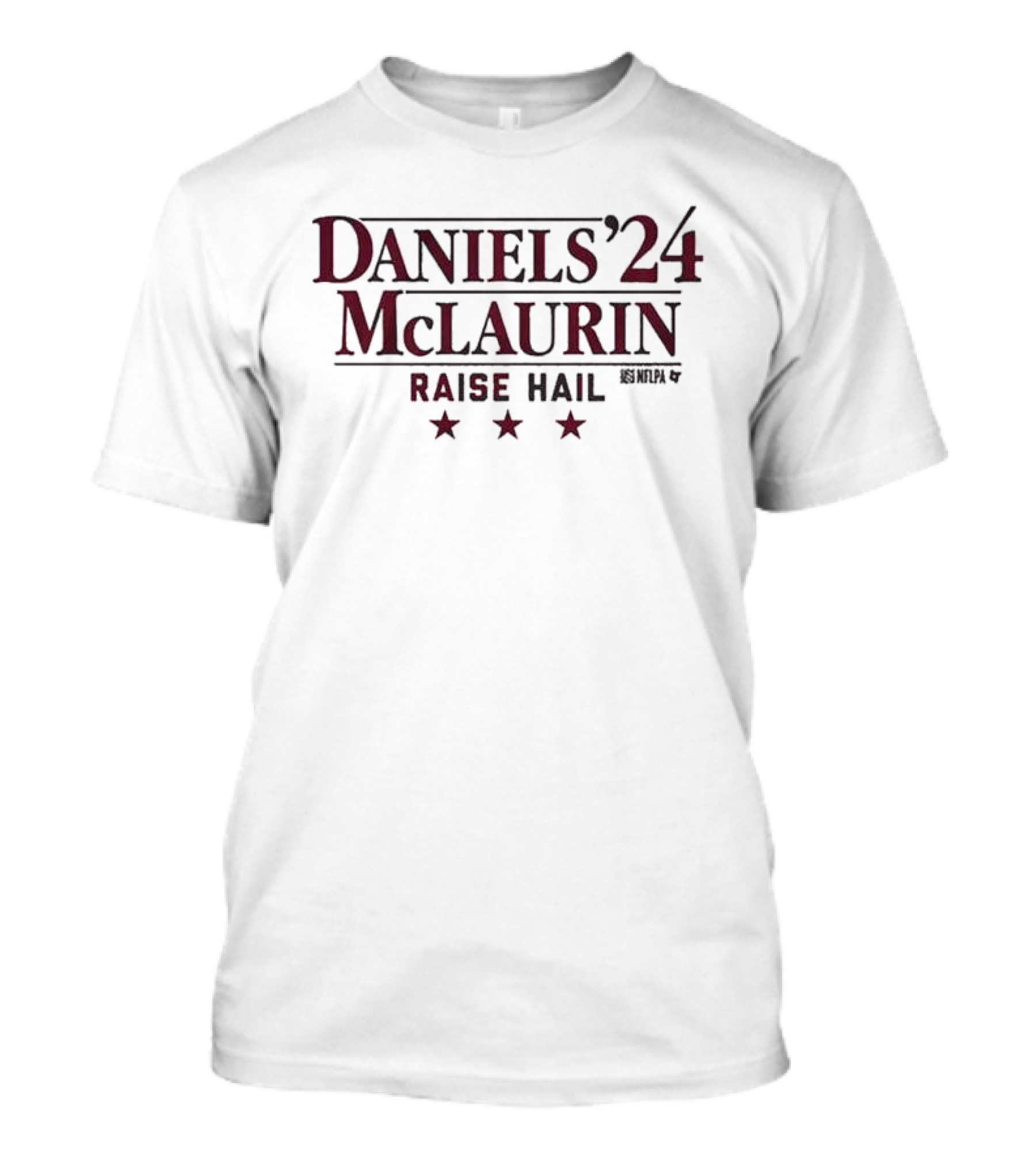 Daniels '24 McLaurin Raise Hail NFLPA Stars T-Shirt