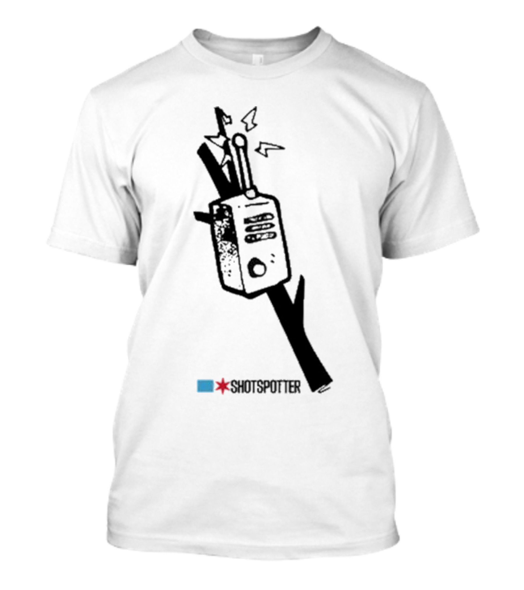 Walkie Talkie ShotSpotter Broken Antenna T-Shirt