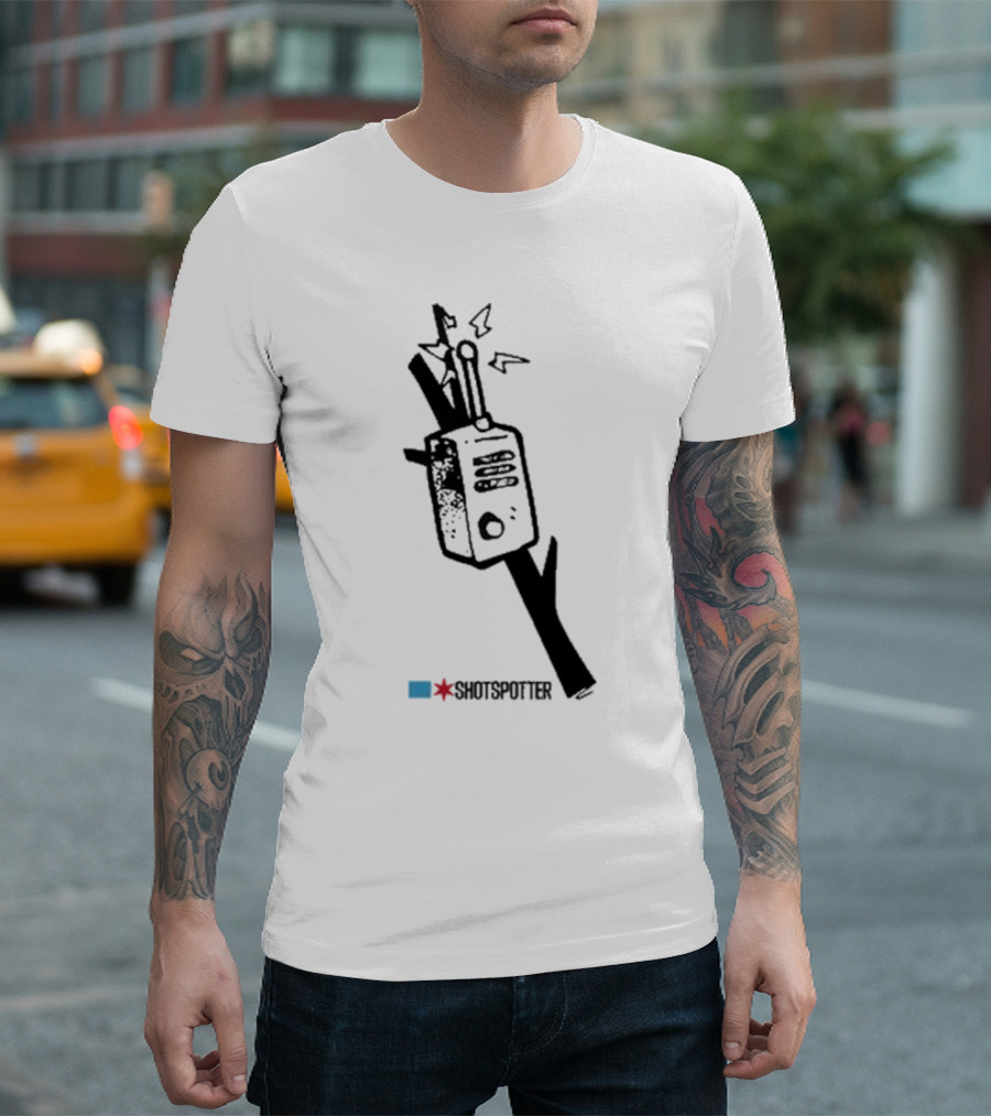 Walkie Talkie ShotSpotter Broken Antenna T-Shirt
