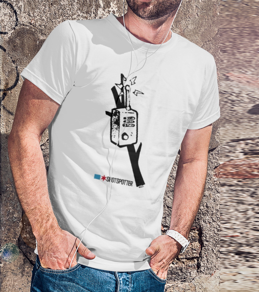 Walkie Talkie ShotSpotter Broken Antenna T-Shirt