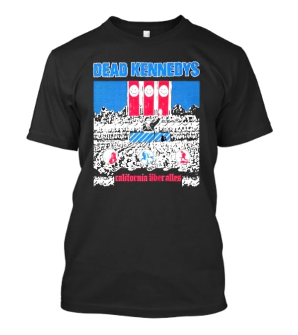 Dead Kennedys California Über Alles Smile Flags Punk T-Shirt