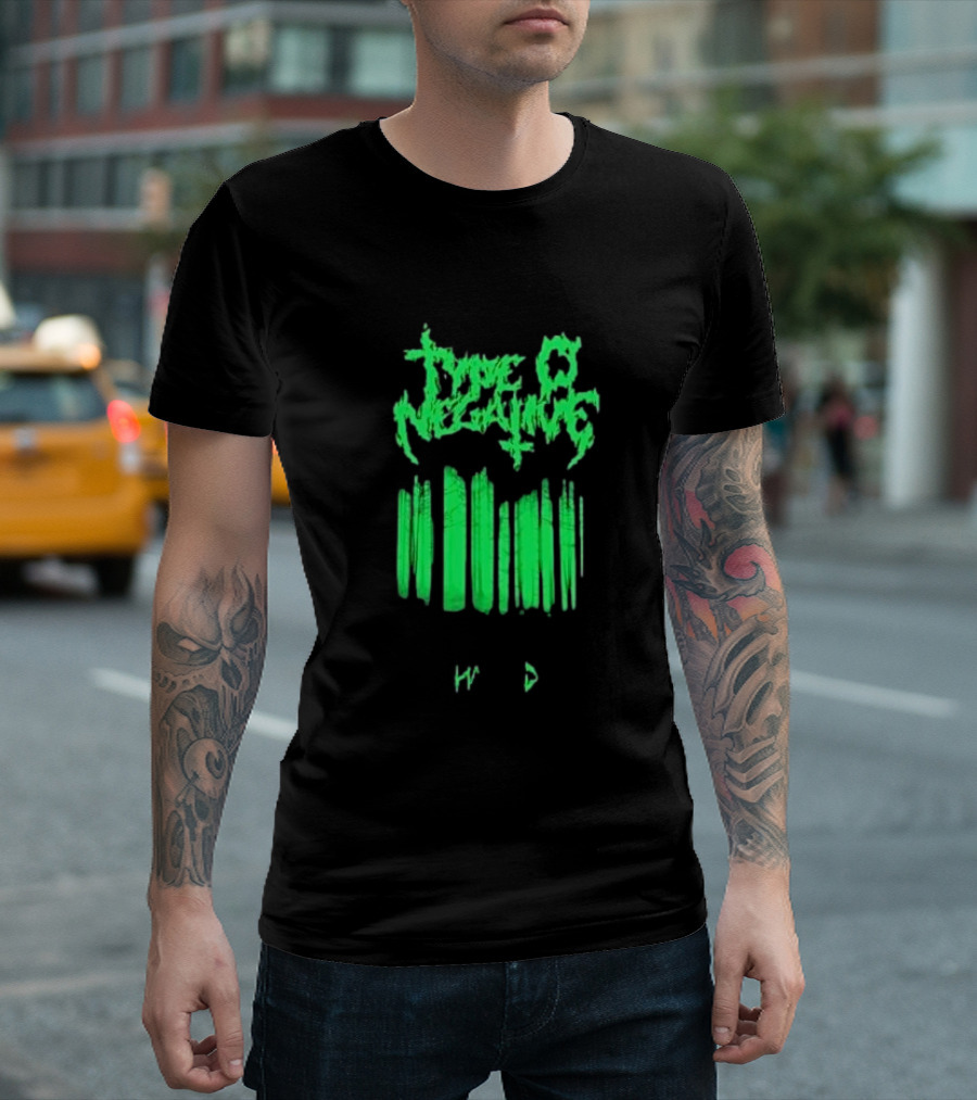 Type O Negative Haunted Black Green Barcode T-Shirt