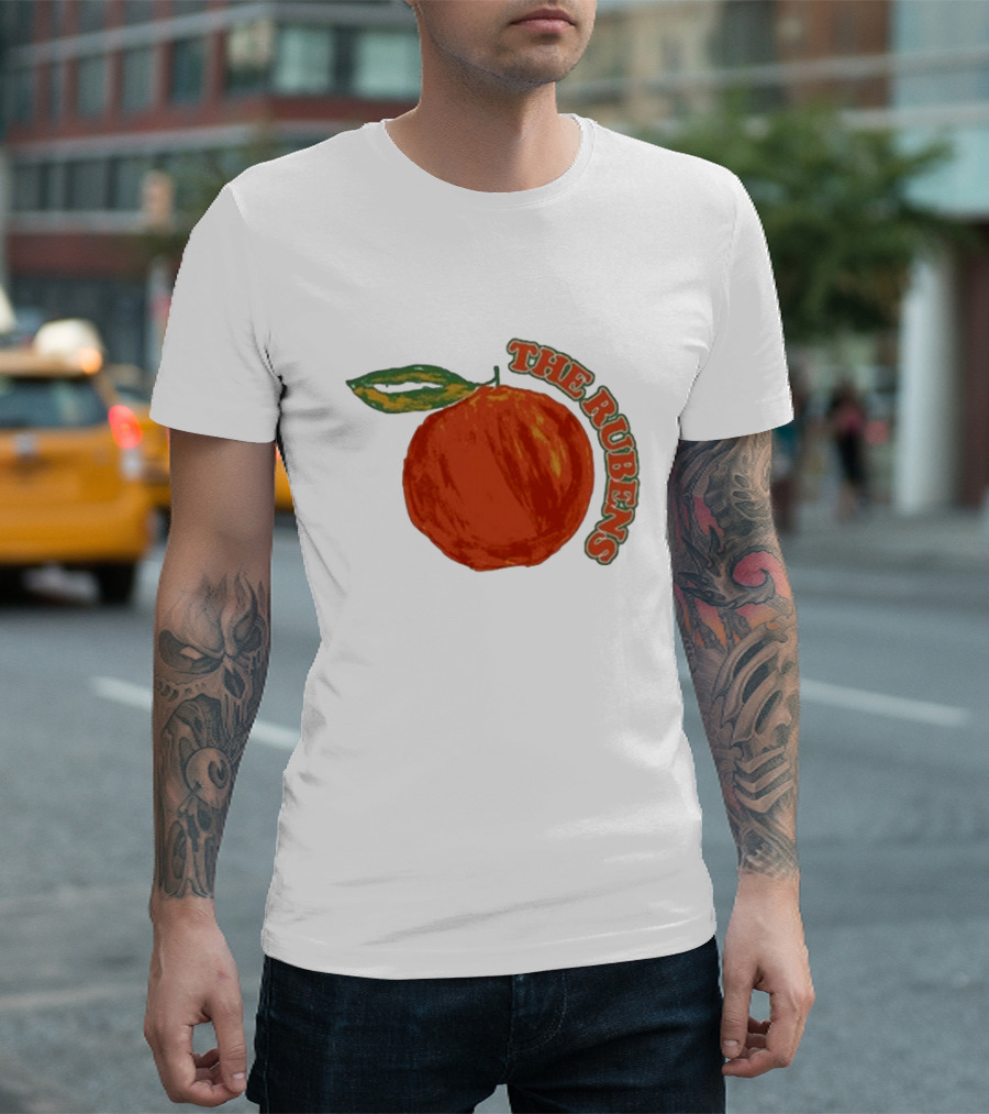 The Rubens Orange Artwork Soda T-Shirt