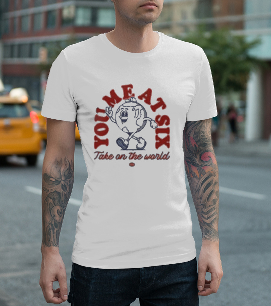 You Me At Six Take On The World Walking Globe Character T-Shirt