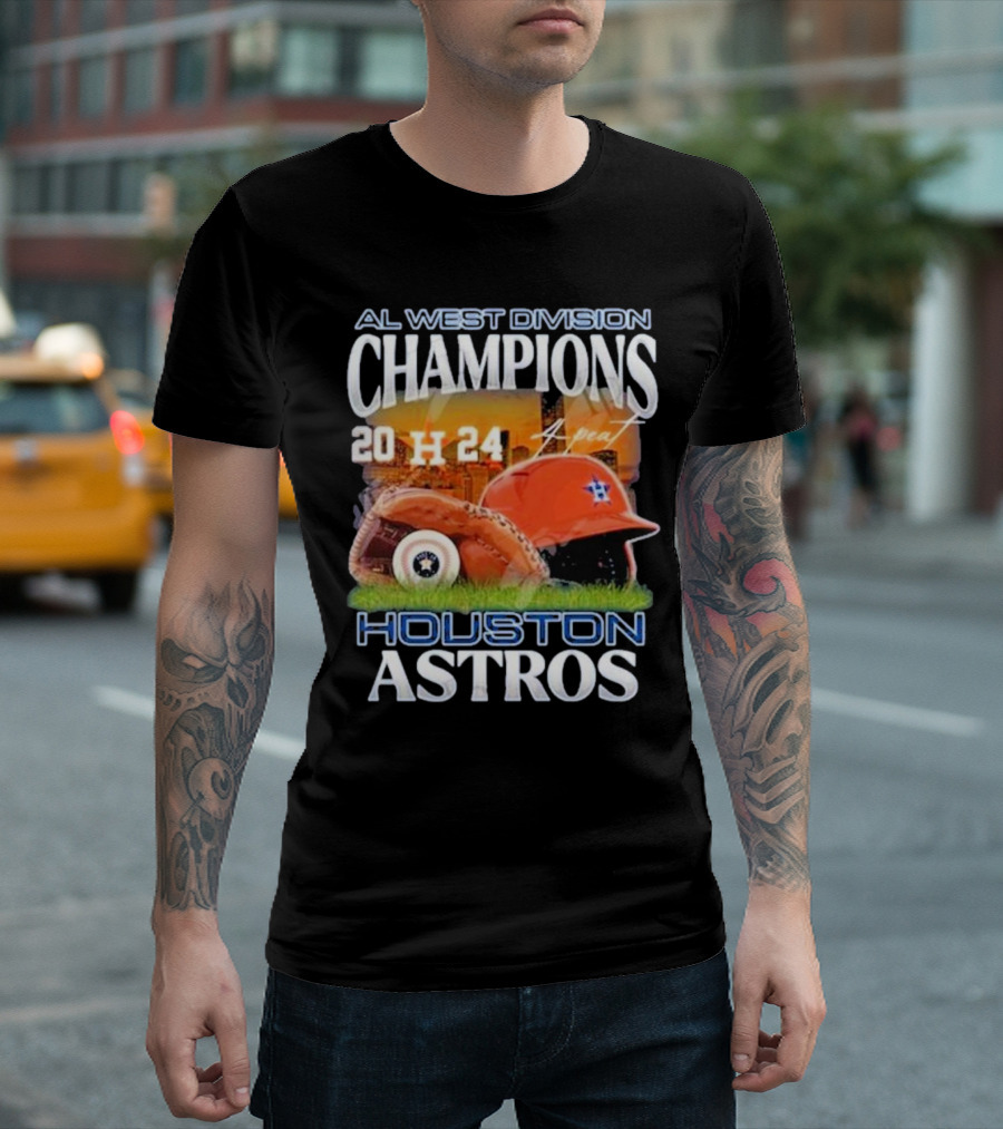 AL West Division Champions 2024 Repeat Houston Astros T-Shirt