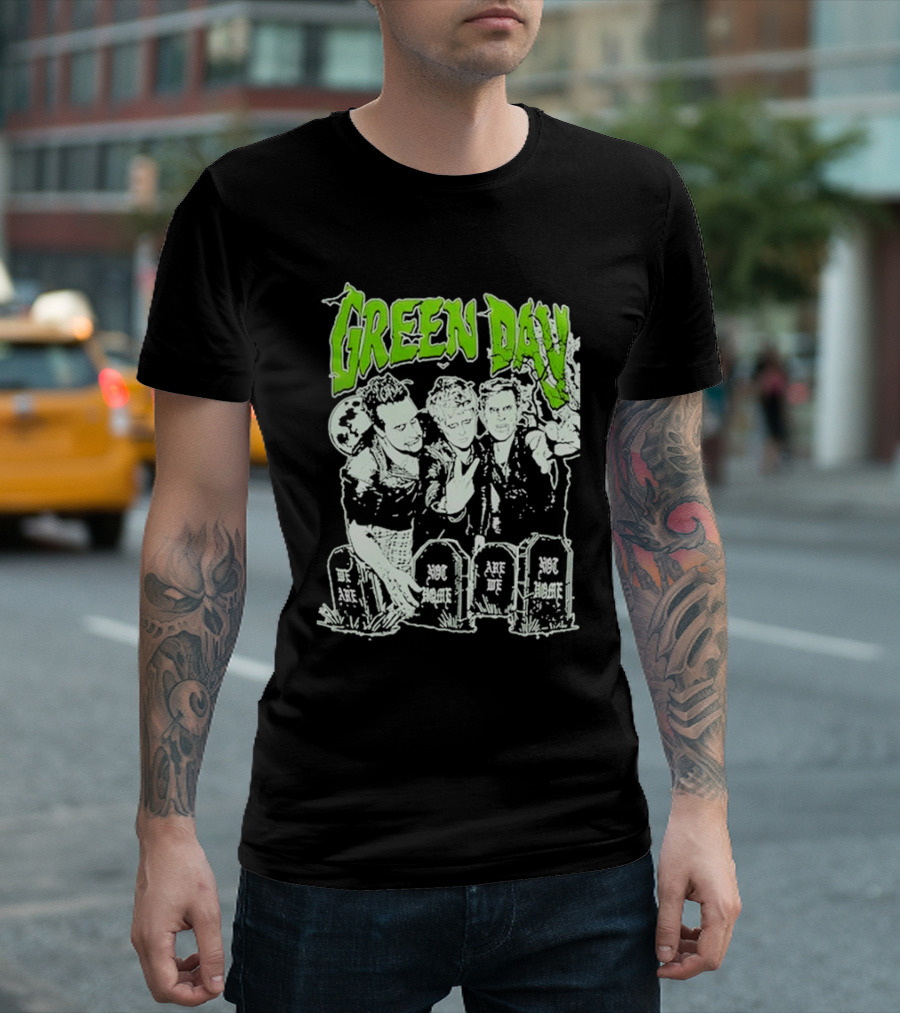 Green Day Zombies You Are We Are Glow-In-The-Dark T-Shirt