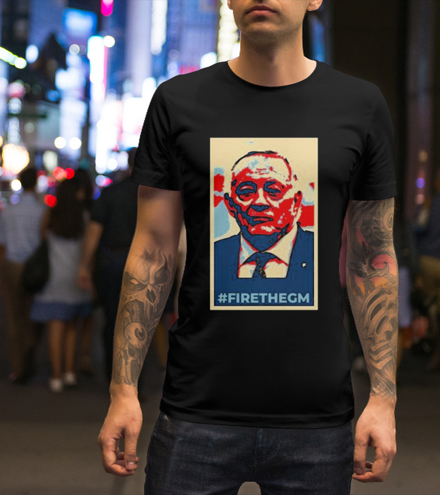 J Tuck #FireJerryTheGM Poster Style #FireTheGm T-Shirt
