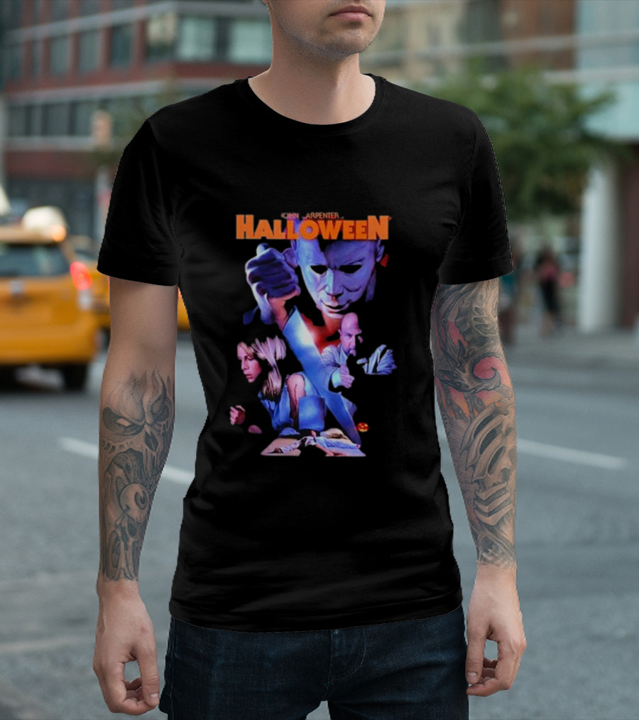 John Carpenter's Halloween Michael Myers Haddonfield Nightmare T-Shirt