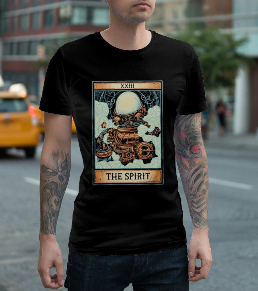 The Spirit Card Momma Gorilla XXIII Mystical Astronaut Steam Engine T-Shirt