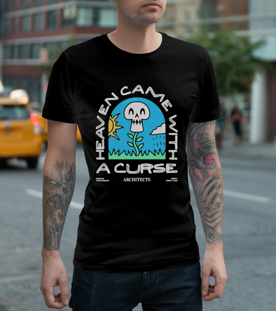 Architects Heaven Came With A Curse Brighton United Kingdom Twenty Twenty-Four T-Shirt
