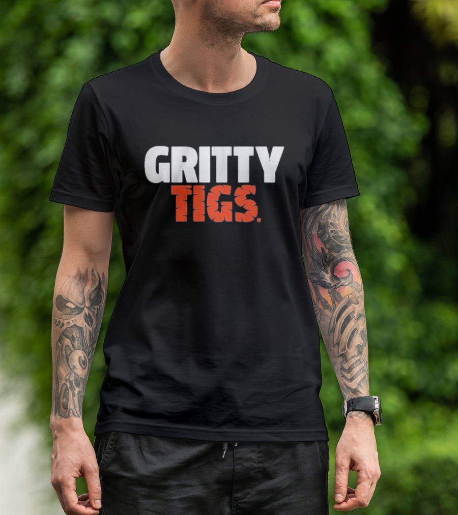 Gritty Tigs Detroit Baseball T-Shirt