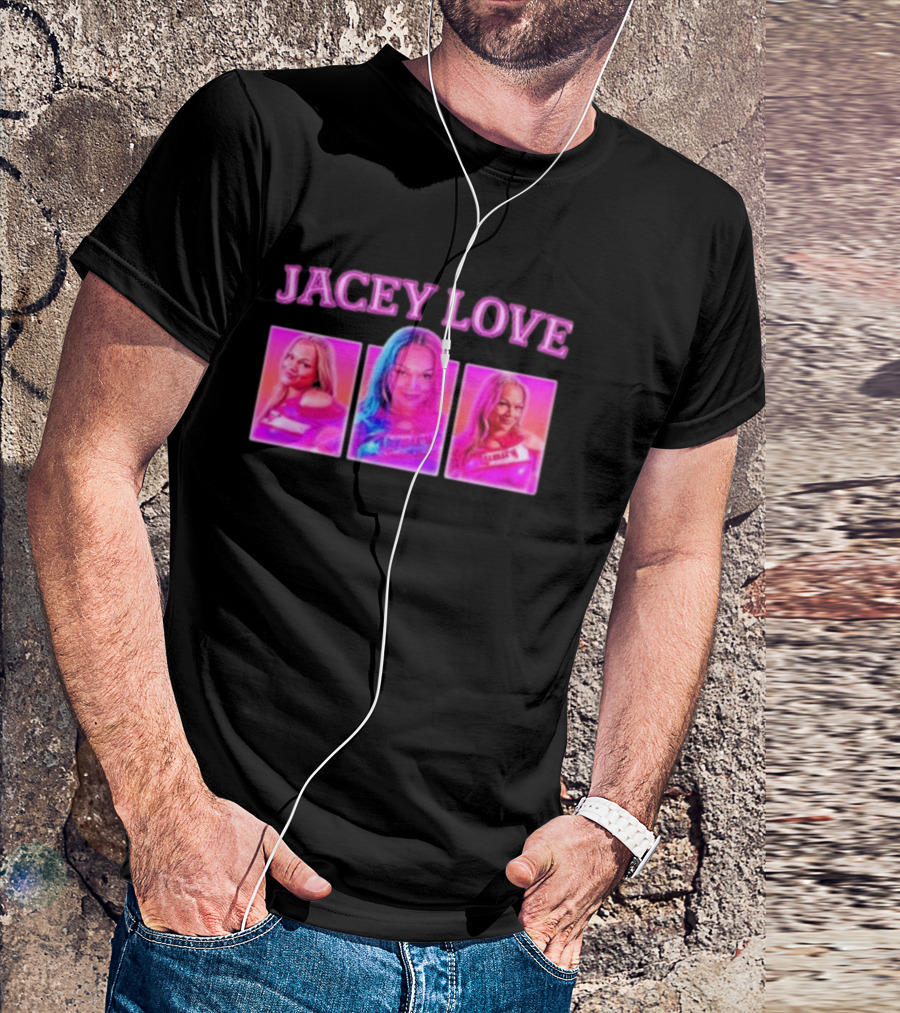 Jacey Love 90s Nostalgia Pop Art Triptych T-Shirt