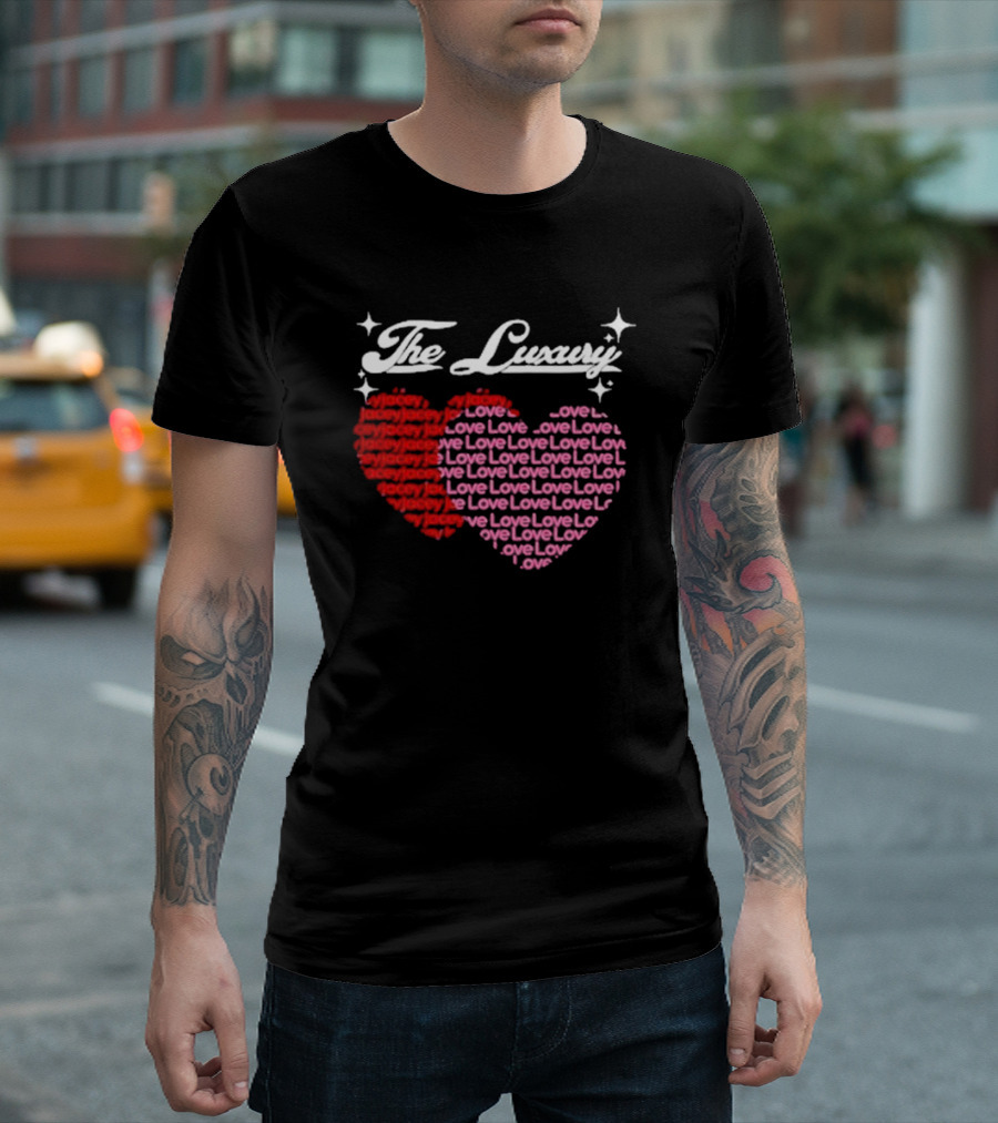 The Luxury Jacey Love Heart T-Shirt