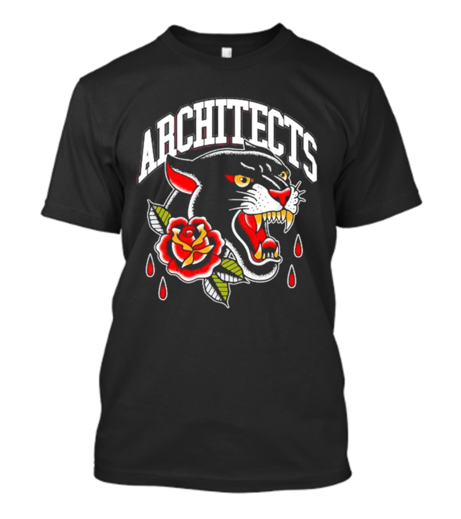 ARCHITECTS Panther Tattoo Black T-Shirt