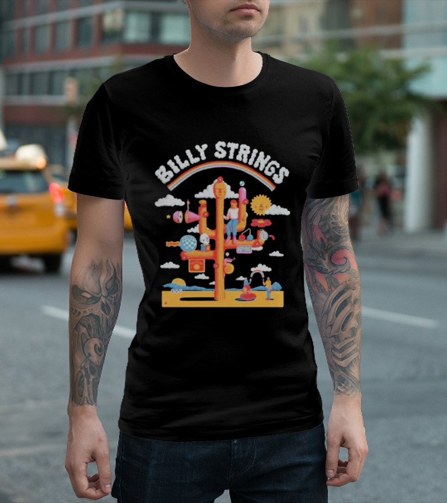Billy Strings The Gathering Surreal Tree and Cloud Landscape T-Shirt