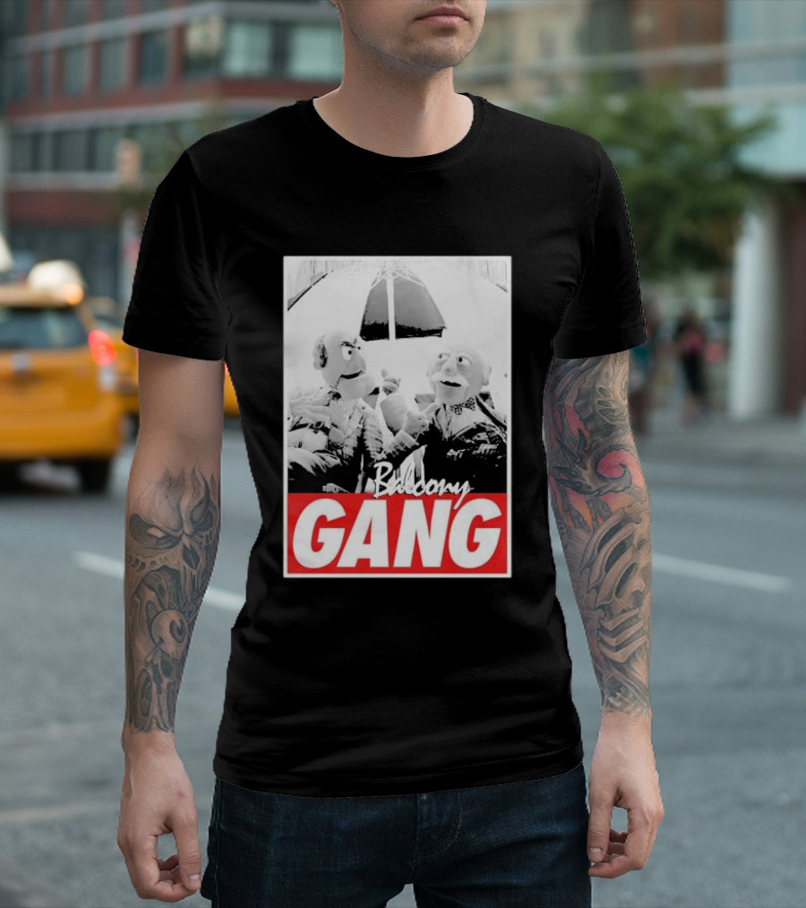 Muppets Balcony Gang Disney Bravado Statler Waldorf T-Shirt