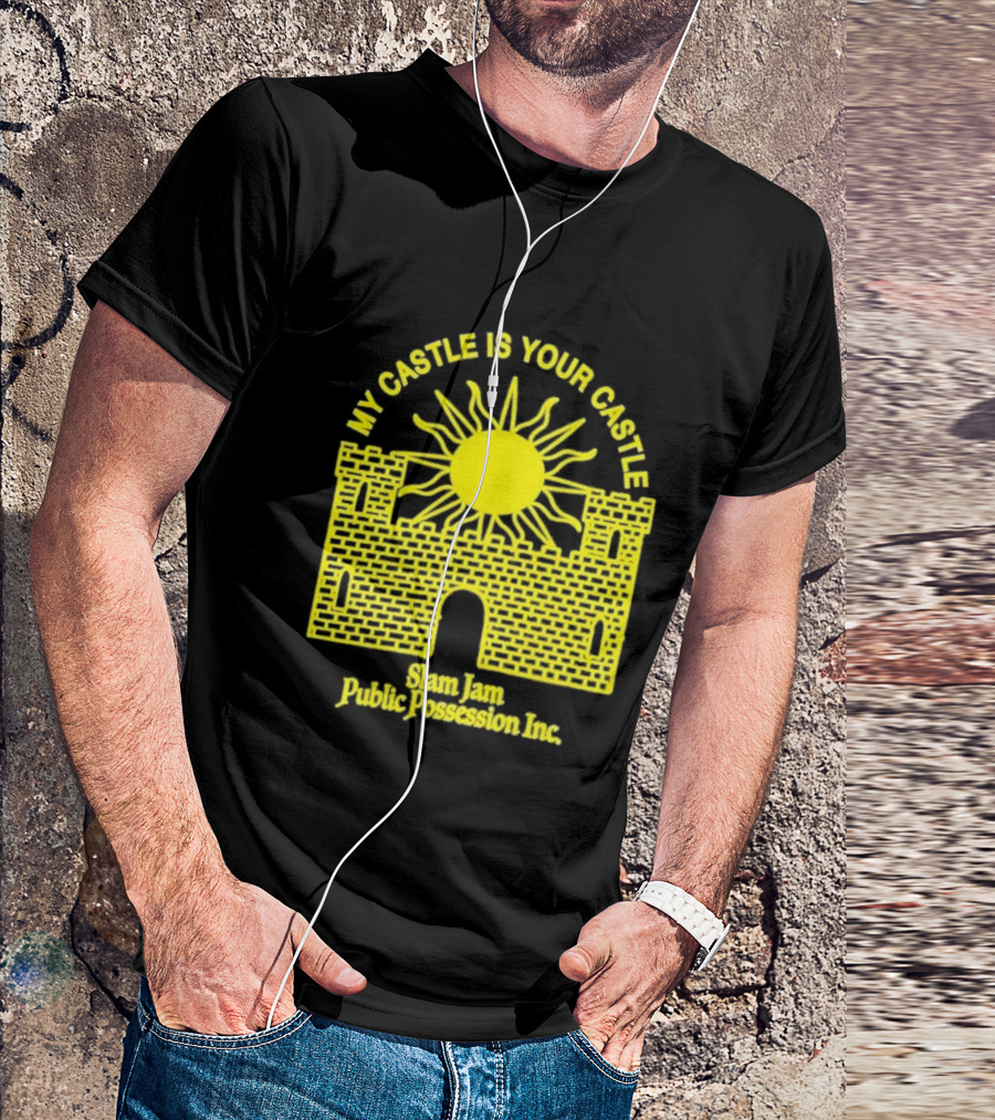 My Castle Is Your Castle Sun Design Slam Jam Public Possession Inc T-Shirt
