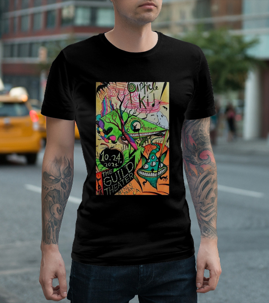 Particle Kid Stevenson Ranch Davidians 10.24.2024 The Guild Theatre Menlo Park CA T-Shirt