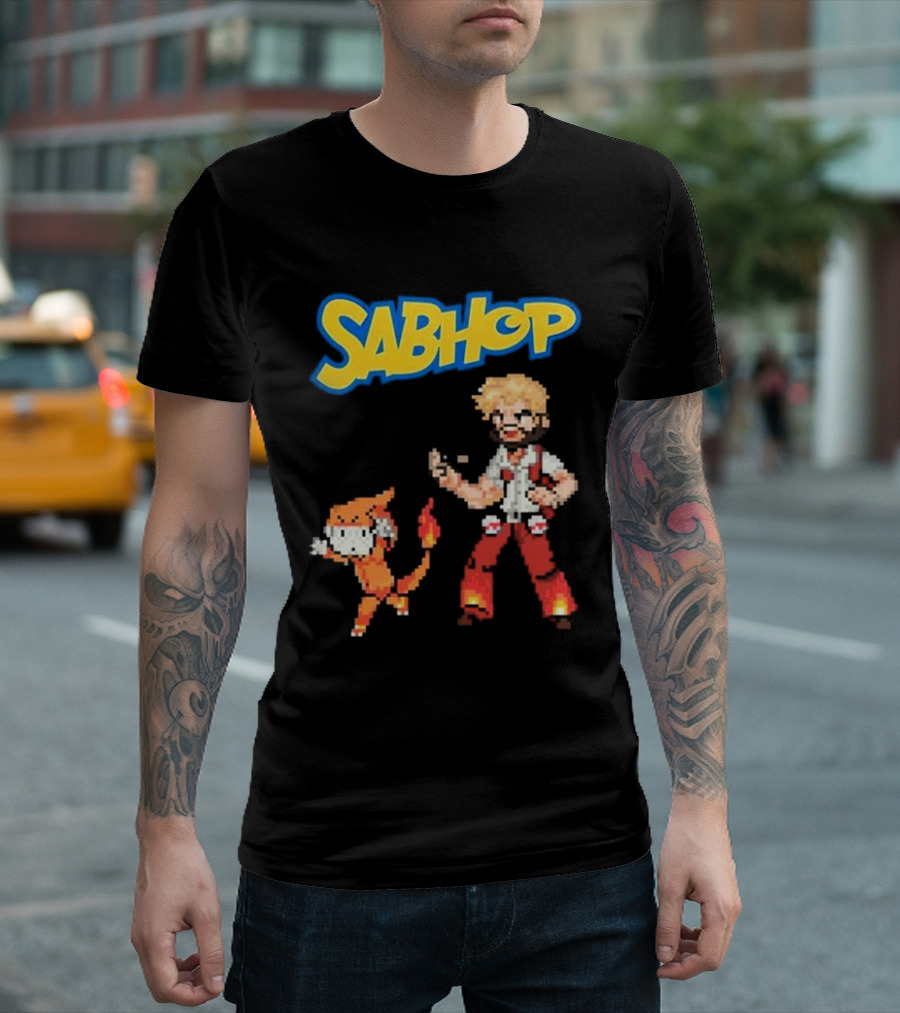 Sabino Sabhop Maestro Pokemon Charmeleon Retro Gaming T-Shirt