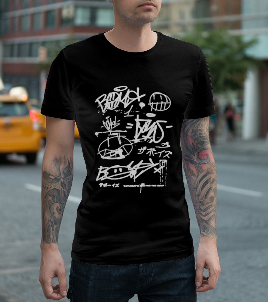 The Boys Street Vandal Graffiti Saturdays Are For The Boys T-Shirt