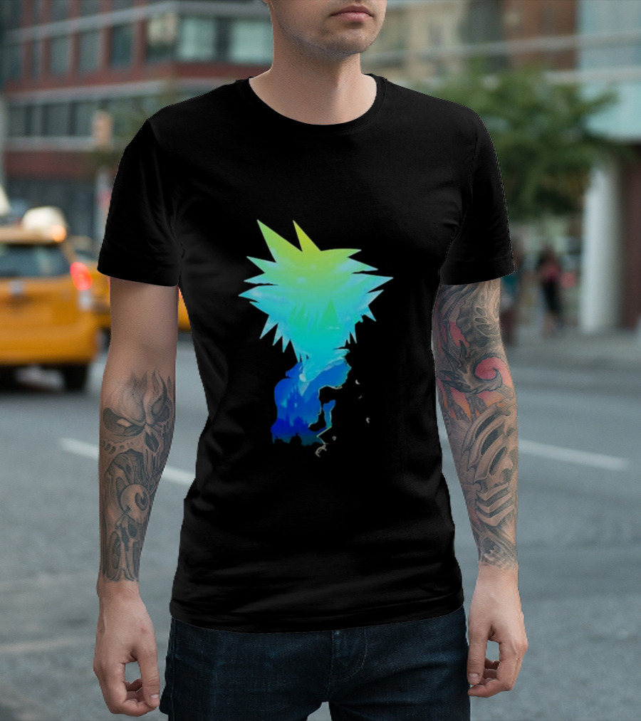 The Key Donnie Spiky Neon Profile T-Shirt