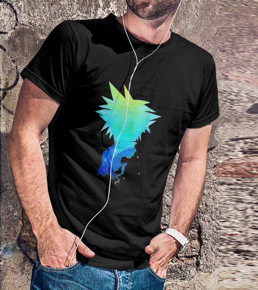 The Key Donnie Spiky Neon Profile T-Shirt