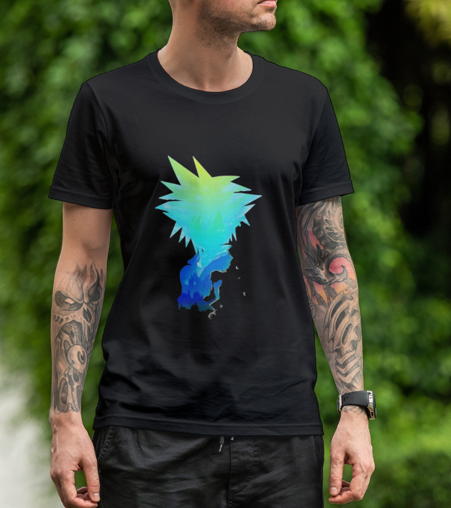The Key Donnie Spiky Neon Profile T-Shirt