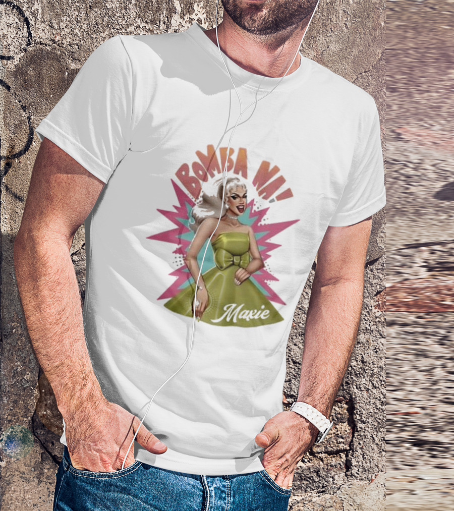 Bomba Na Maxie Vintage Style Pin-Up T-Shirt