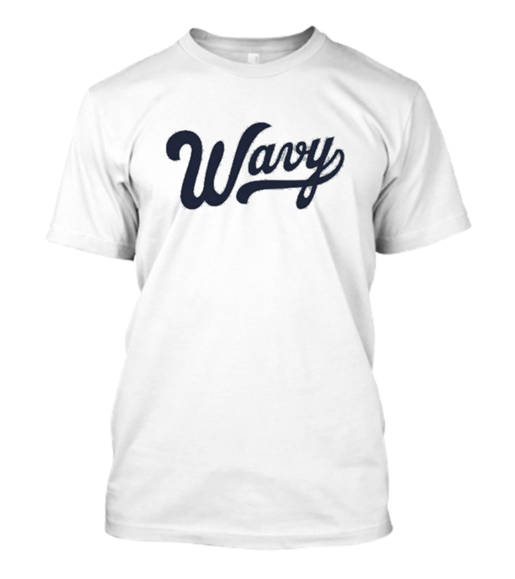 Wavy 2024 Retro Script T-Shirt