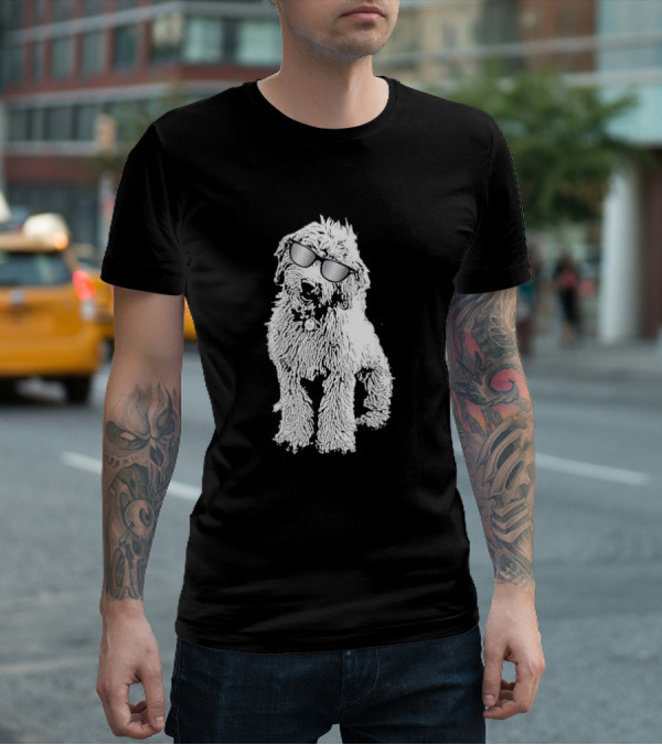 Golden Doodle With Sunglasses T-Shirt