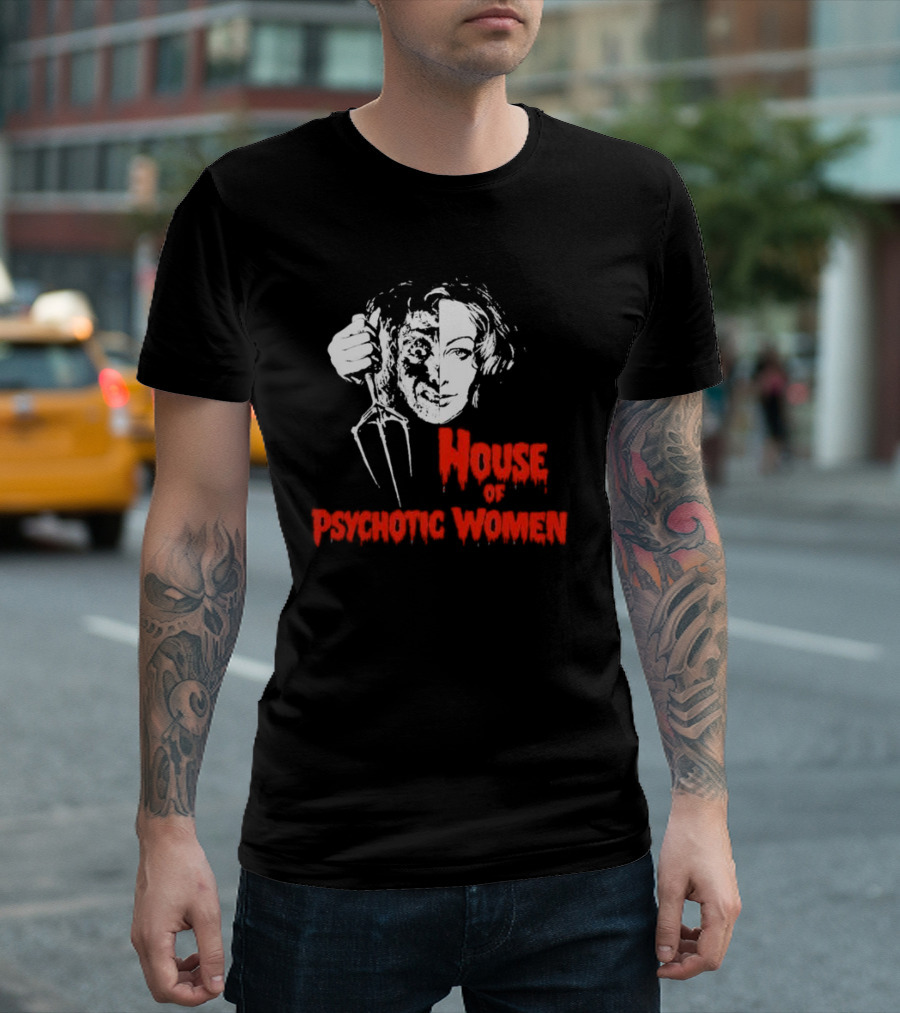 House of Psychotic Women Vintage Horror T-Shirt