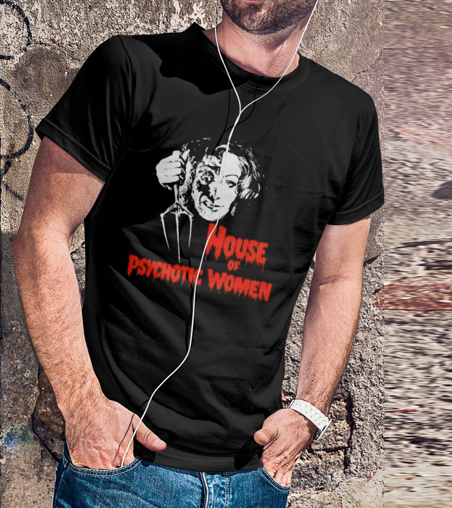 House Of Psychotic Women Vintage Horror T-Shirt