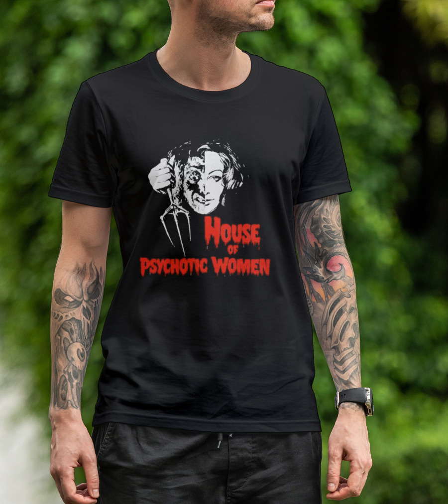 House Of Psychotic Women Vintage Horror T-Shirt