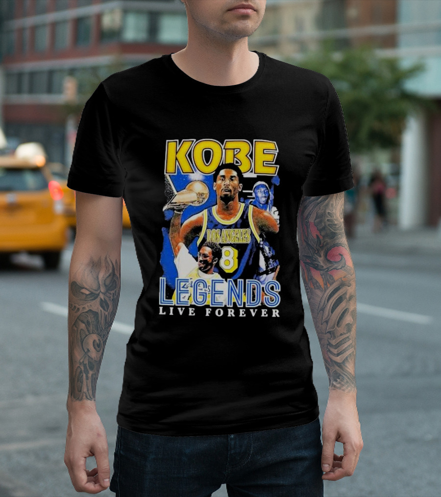 Kobe Los Angeles 8 Legends Live Forever T-Shirt