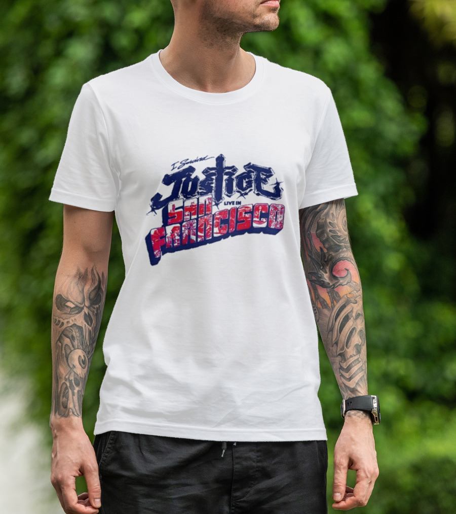 Survived Justice World Tour San Francisco Live T-Shirt