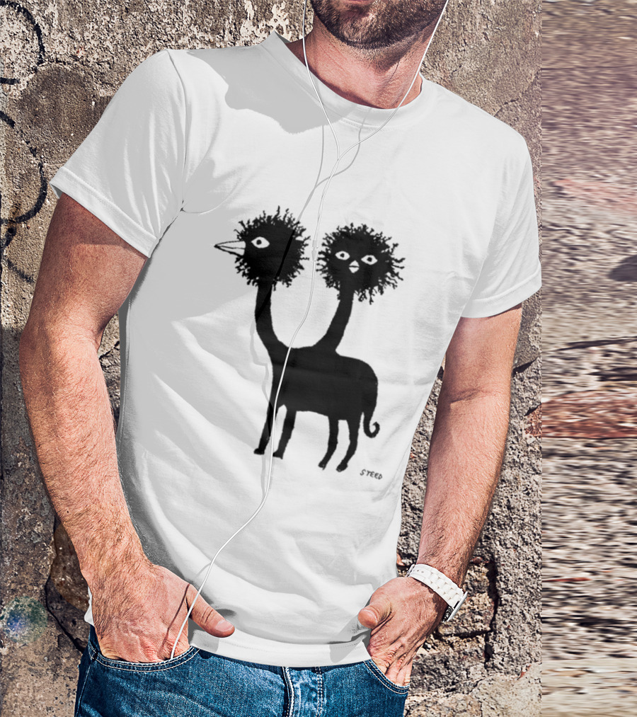 The New Yorker Ed Steed’s Two-Headed Fantasy Creature T-Shirt