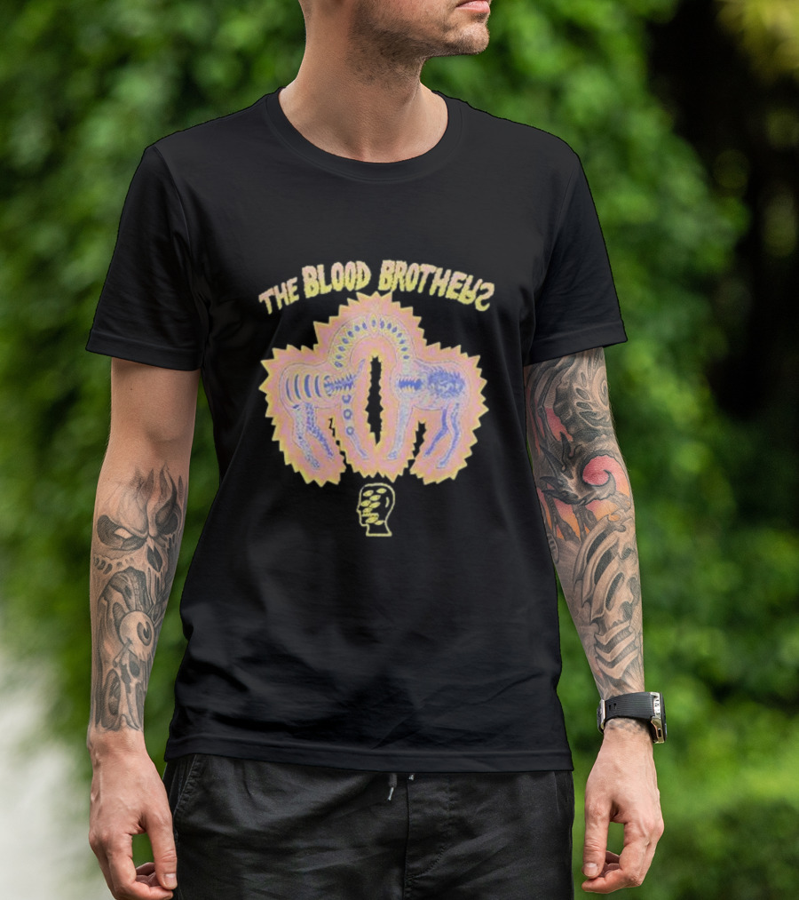 The Blood Brothers Brain Dead Collaboration Psychedelic T-Shirt
