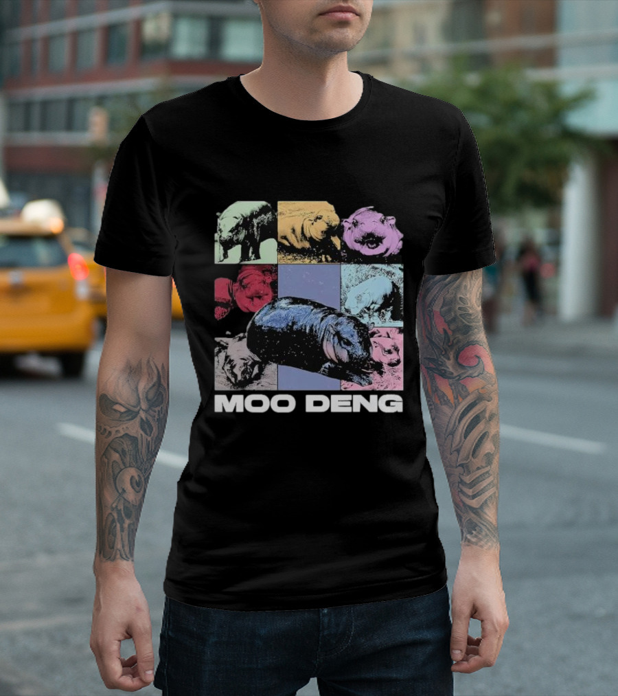 Moo Deng Era Cute Baby Hippo Pop T-Shirt