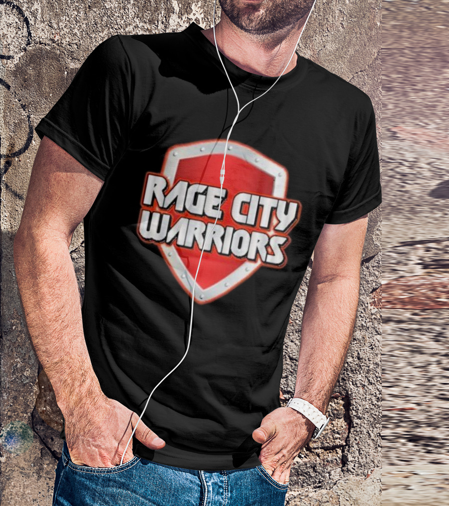 Rage City Warriors Shield Emblem T-Shirt